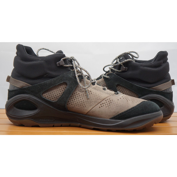 ECCO Gore-Tex Biom 2Go Mens 9 Hiking Waterproof Ankle Boots Leather Brown Black main image 7
